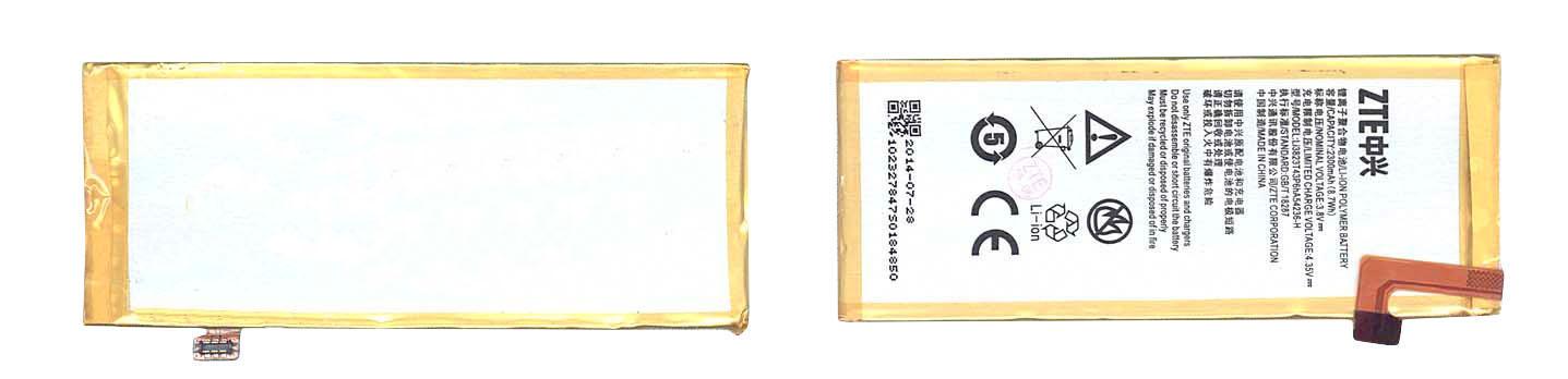 Аккумулятор для смартфона ZTE Li3824T43P6hA54236-H Blade S6 G717C 3,8V 2300 mAh 8,7 Wh White