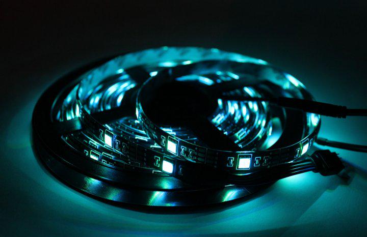 Світлодіодна стрічка Music RGB 5050 герметична контролер з мікрофоном 8 кольорів 5 м (8572751) - фото 12