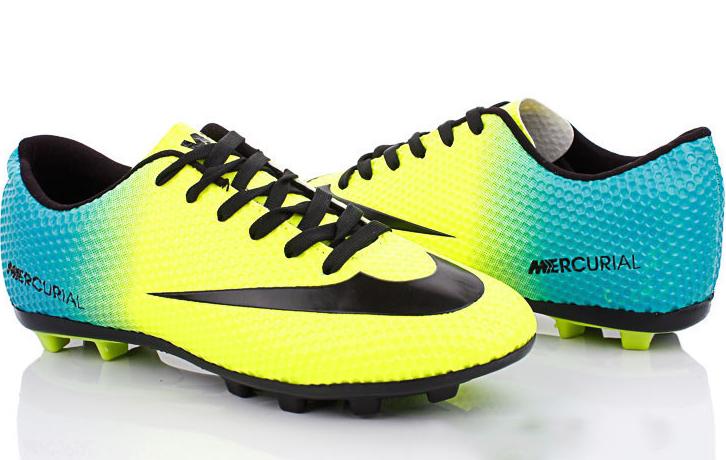 Шипованные бутсы Difeno m211-green-b р. 44 Желто-бирюзовый