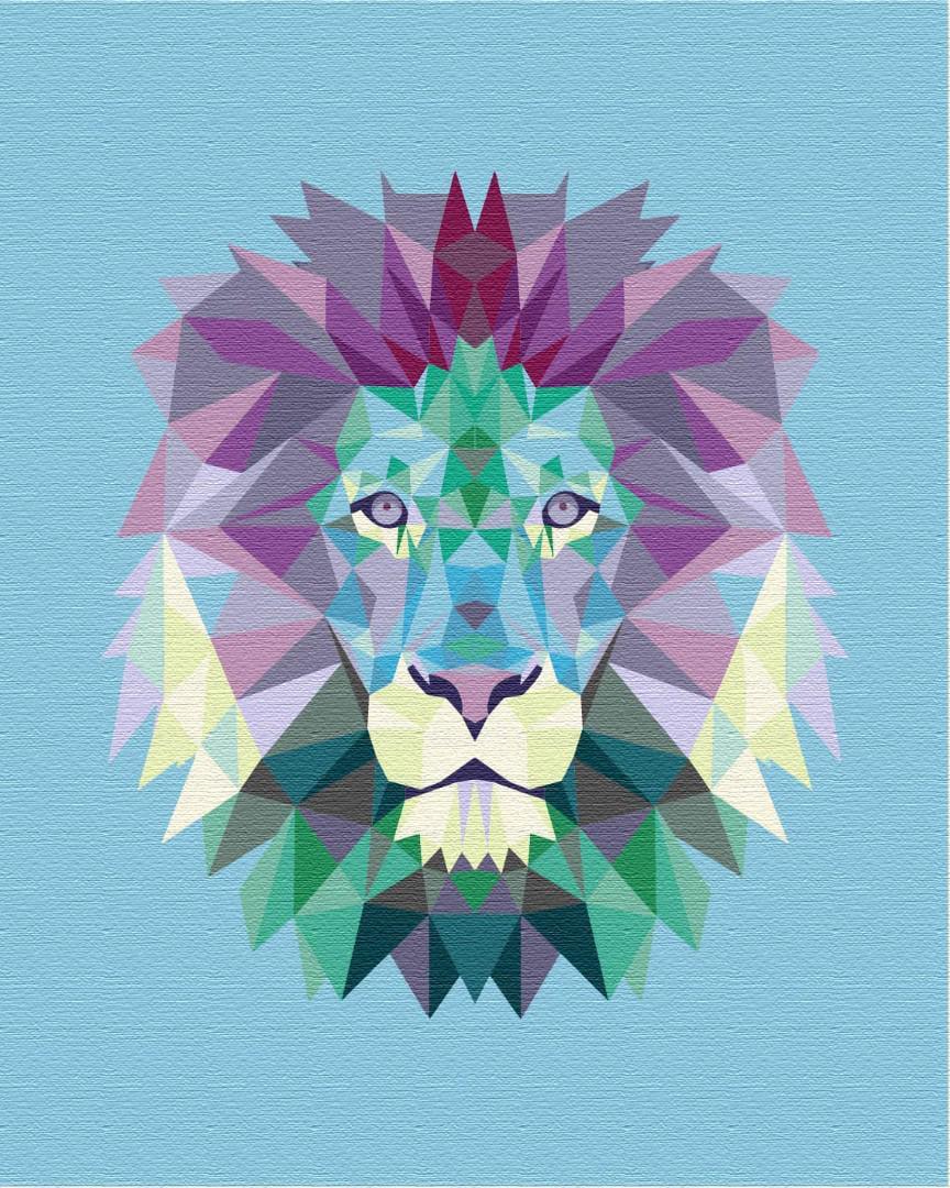 Картина по номерам Brushme Хищник в деталях 48x60 см (BS52201L)