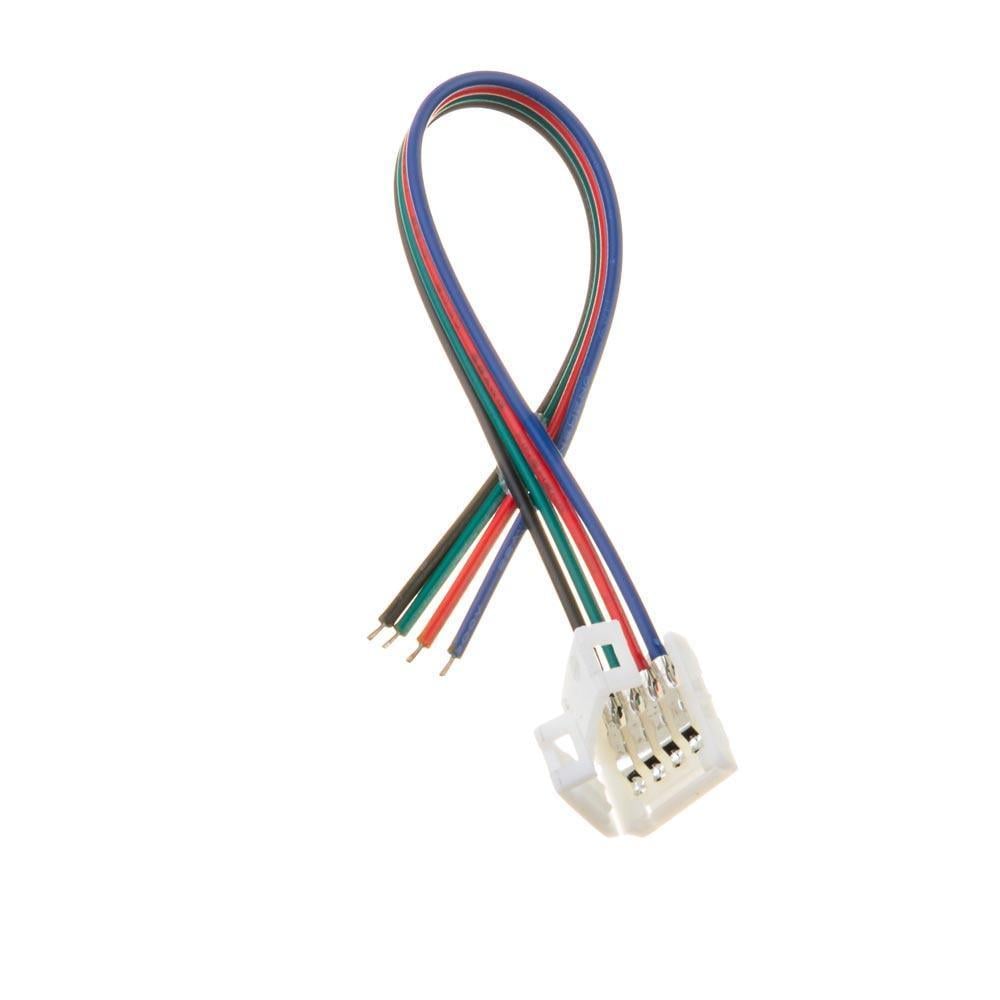 Коннектор для светодиодной ленты RGB 12V зажим 10 мм/гнездо (2215752721) Коннектор для светодиодной ленты RGB 12V зажим 10 мм/гнездо (2215752721)