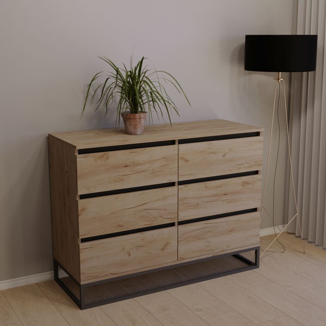 Комод Тиса Мебель 413 Дуб Тахо (9004012) Комод Тиса Мебель 413 Дуб Тахо (9004012)