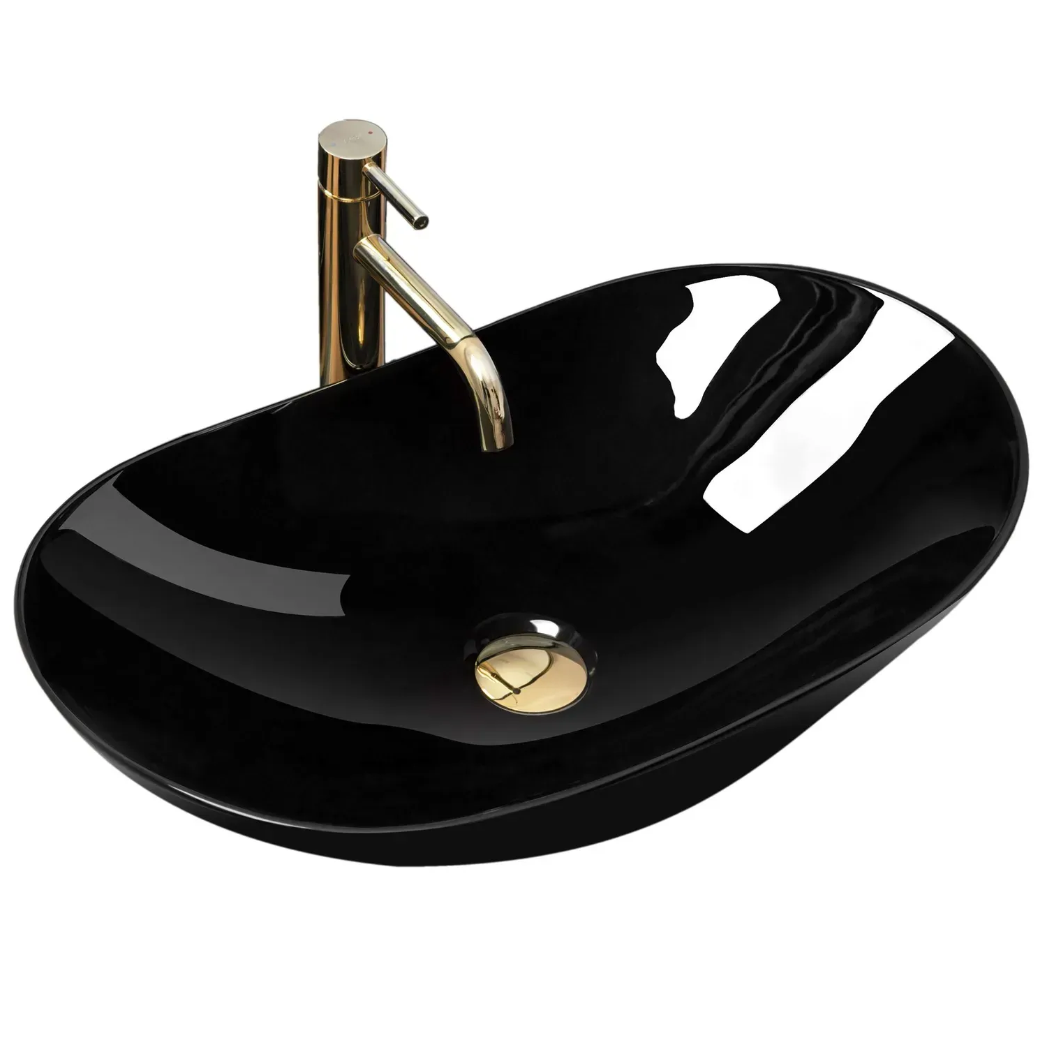 Умивальник накладний Rea Royal овальний 605x360 мм Чорний (RM-REA-U0445) Умивальник накладний Rea Royal овальний 605x360 мм Чорний (RM-REA-U0445)