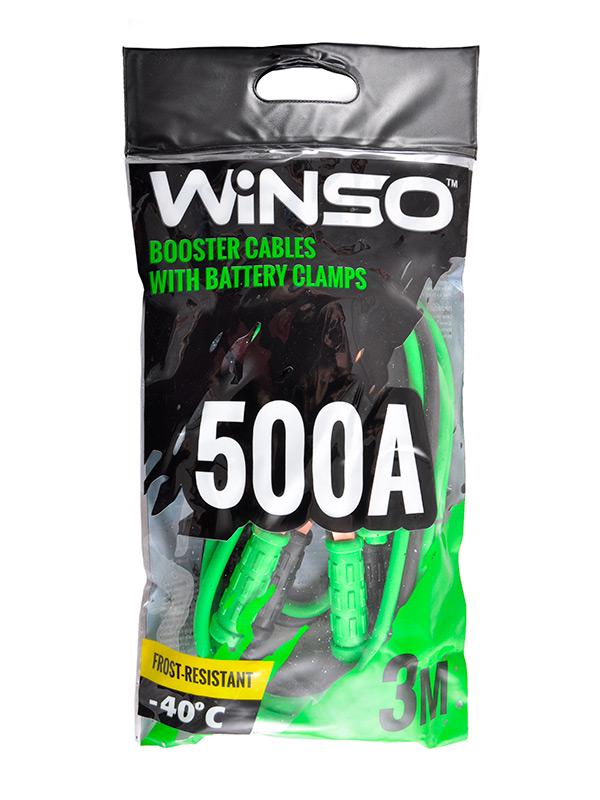 Пускові дроти WINSO Booster Cables With Battery Clamps 500А 3 м 138500 (107083) - фото 2