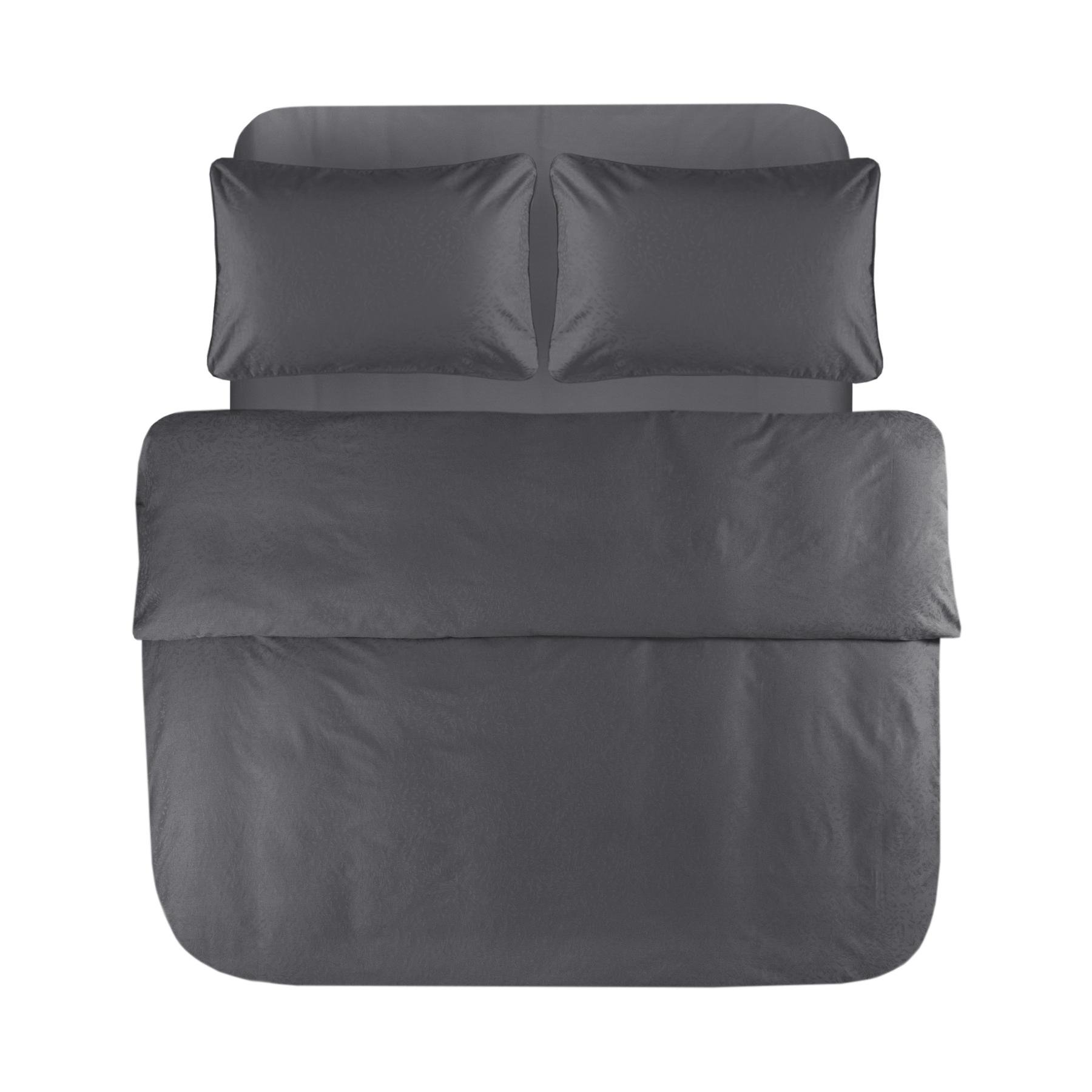 Пододеяло с наволочками Penelope Plume 200x220/50x70 см 2 шт. Антрацит (svt-2000022349819)