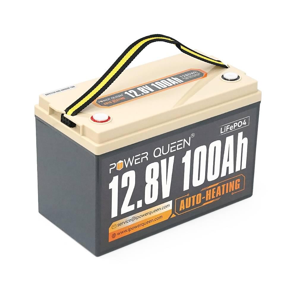 Батарея акумуляторна LiFePO4 Power Queen 12,8V 100Ah H190 1280Wh BMS 100A 329х172х214 мм (39280)