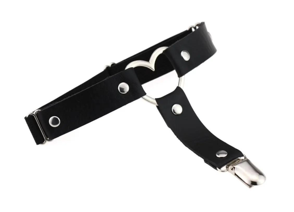 Комплект повязок на ногу с клипсой для чулков Черный