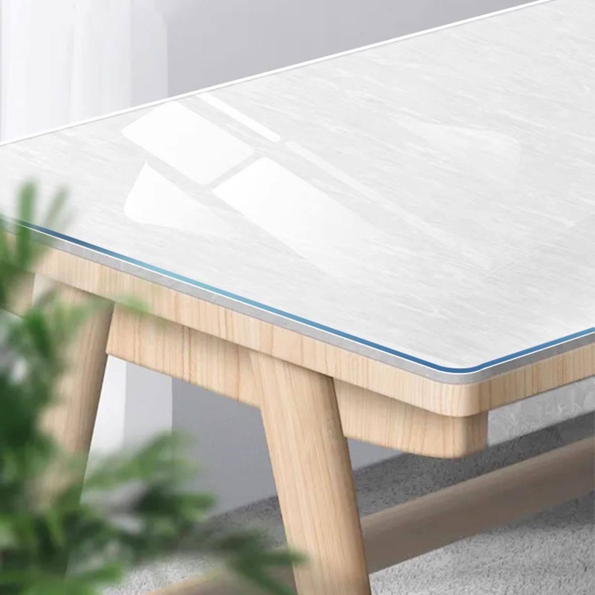 М'яке скло-скатертина силіконова Royal прозора 120х80 см/0,5 мм (1690-24)