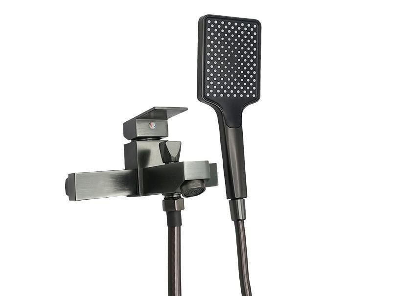 Смеситель для ванны Millz MRS-AL-F1 короткий гусак Серый (ТР-00026985)