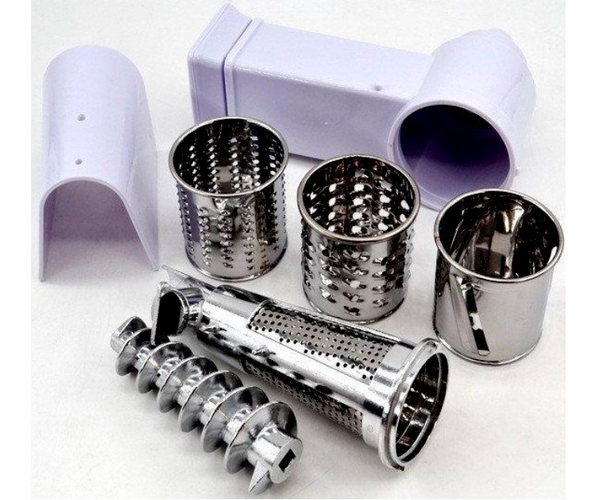 Электромясорубка Domotec MS-2020 с соковыжималкой и терками для овощей 2600 Вт Черный (MS-2020_2234)