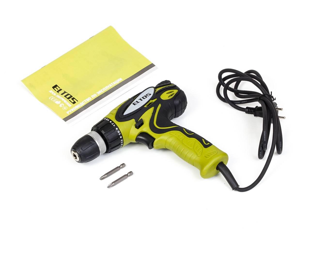 Дрель-шуруповерт Eltos ДЭ-870 - фото 5 Дрель-шуруповерт Eltos ДЭ-870 - фото 5