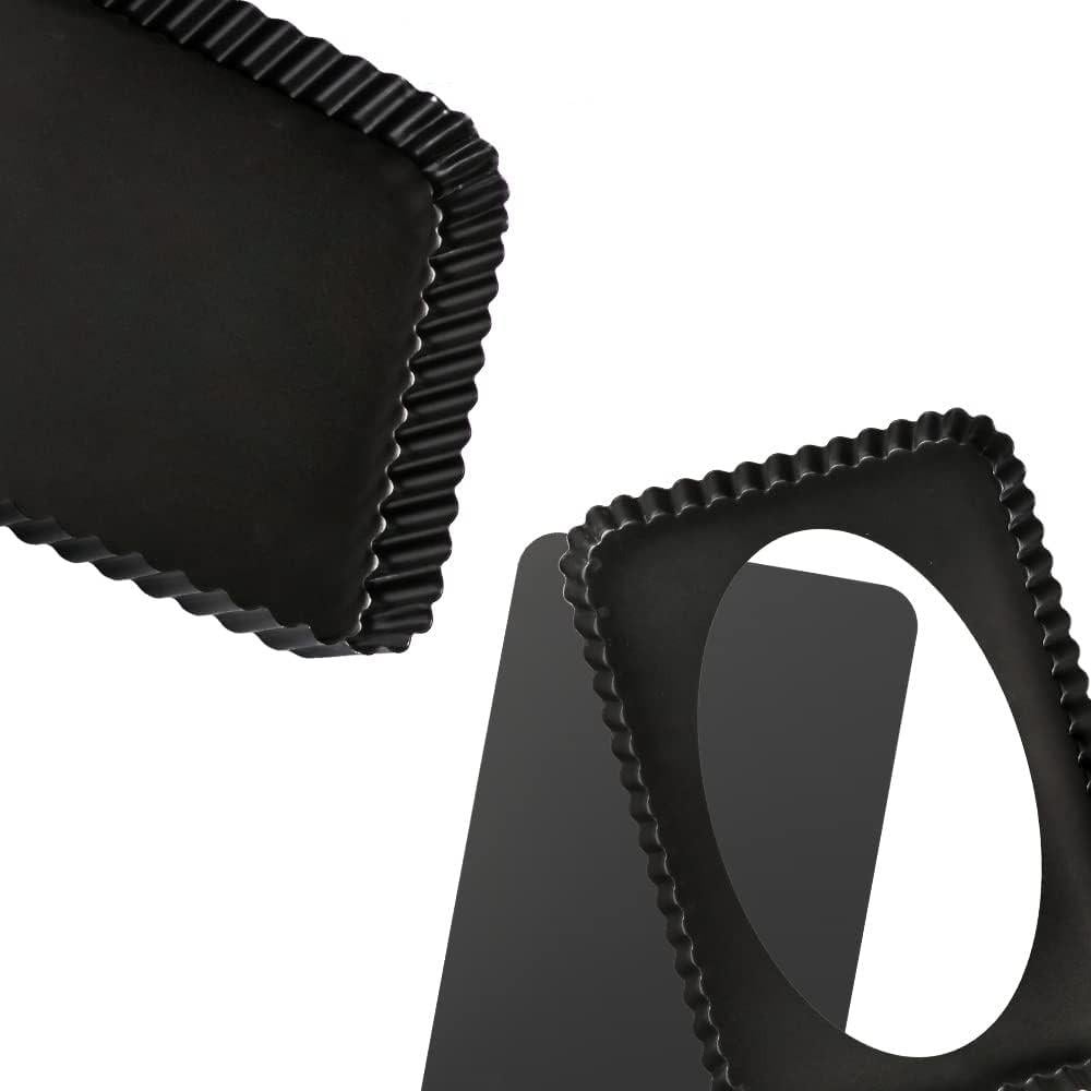 Форма для выпечки со съемным дном MH-4448 31х21х3 см - фото 2 Форма для выпечки со съемным дном MH-4448 31х21х3 см - фото 2