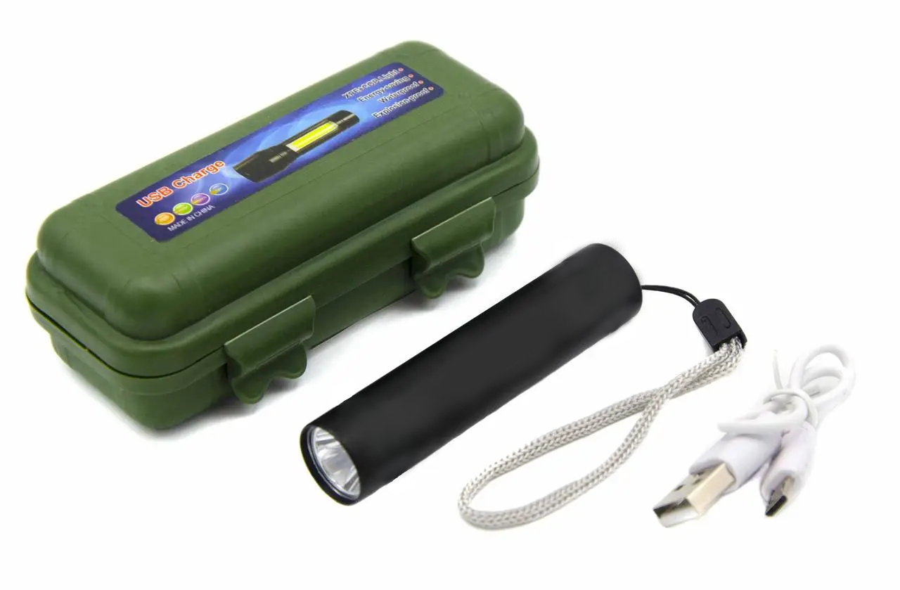 Фонарь ручной BL-517 USB аккумуляторный - фото 2 Фонарь ручной BL-517 USB аккумуляторный - фото 2