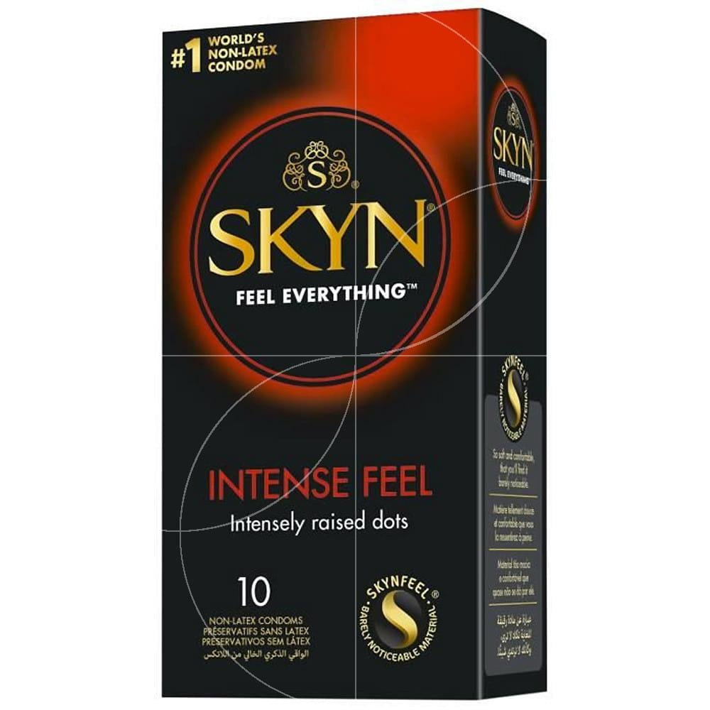 Нелатексные презервативы SKYN Intense Feel с выступающими шипами 10 шт. (SK92251)