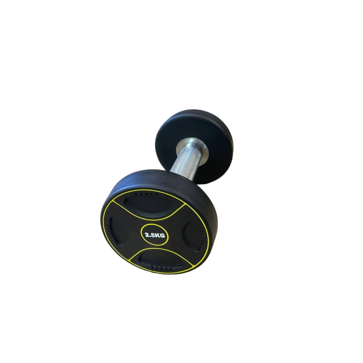 Гантель Generation Fitness FF51D4B з уретановим покриттям 2,5 кг (23715559)