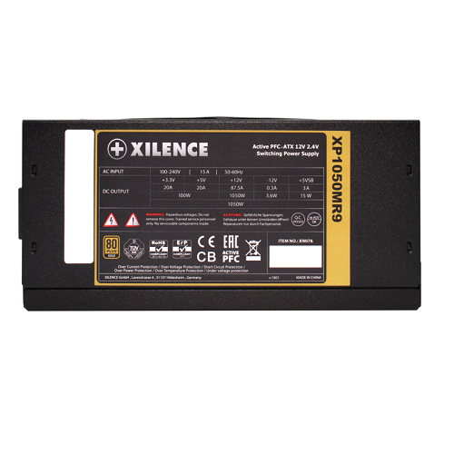 Блок питания Xilence XP1050MR9 Performance X 80 PLUS Gold 140 мм 1050W Modular Retail Box (9614533) - фото 8