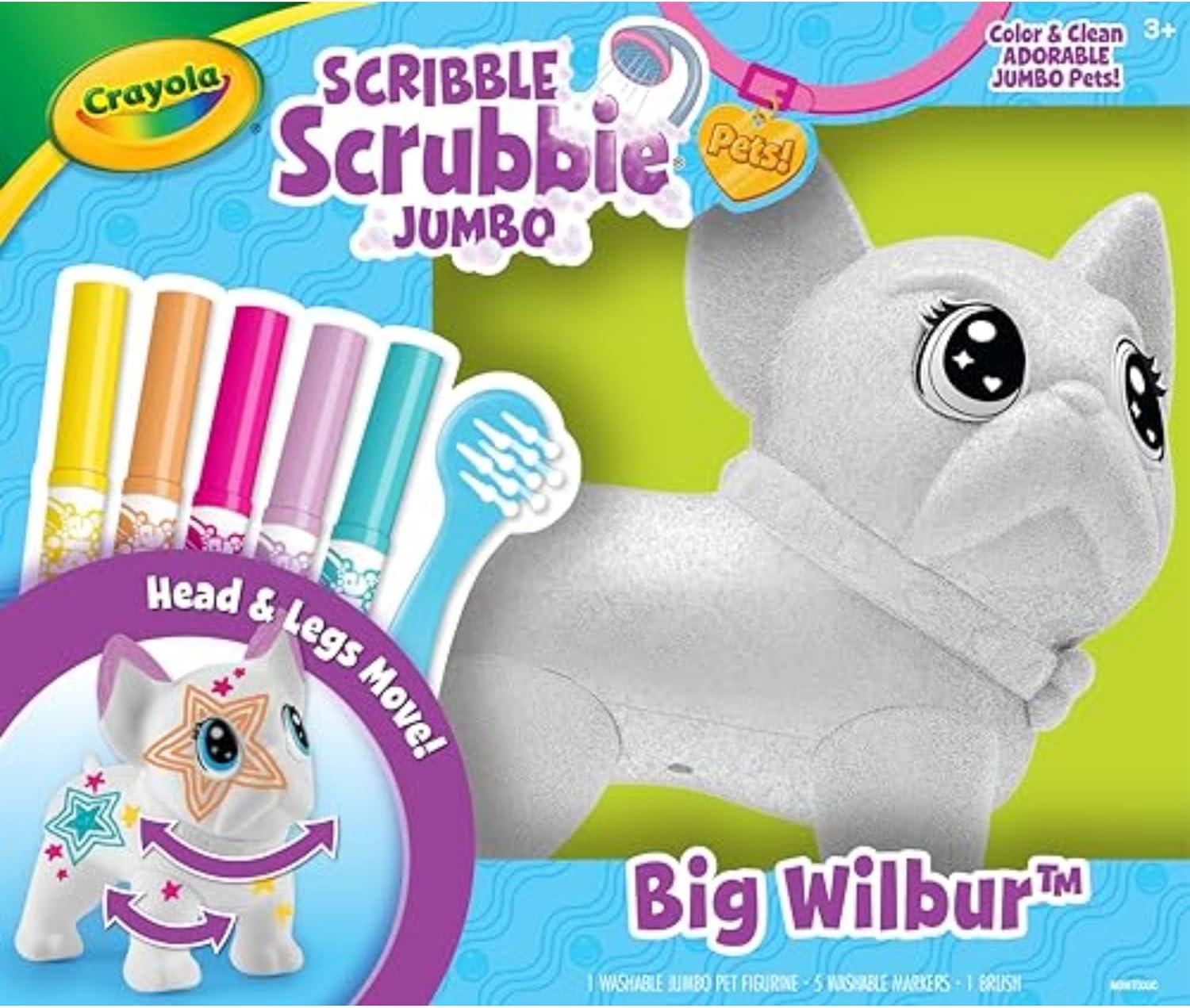 Набір для творчості Крайола Бульдог Crayola Scribble Scrubbie Jumbo Pet Wilbur (74 0222) - фото 6