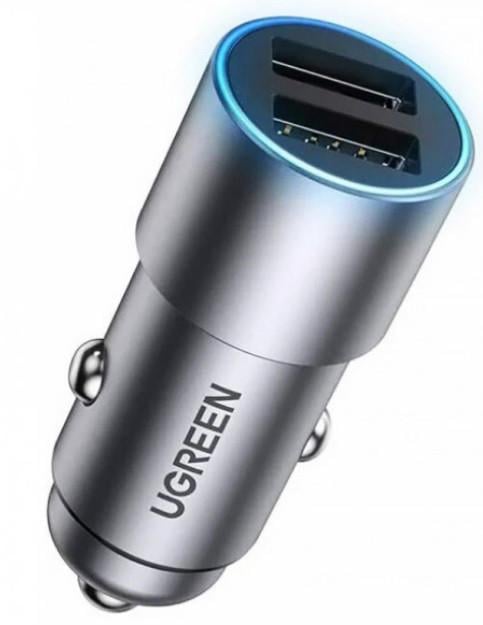 Автомобильное зарядное устройство для Ugreen CD130 Dual USB Car Charger 24 Вт 2.4A