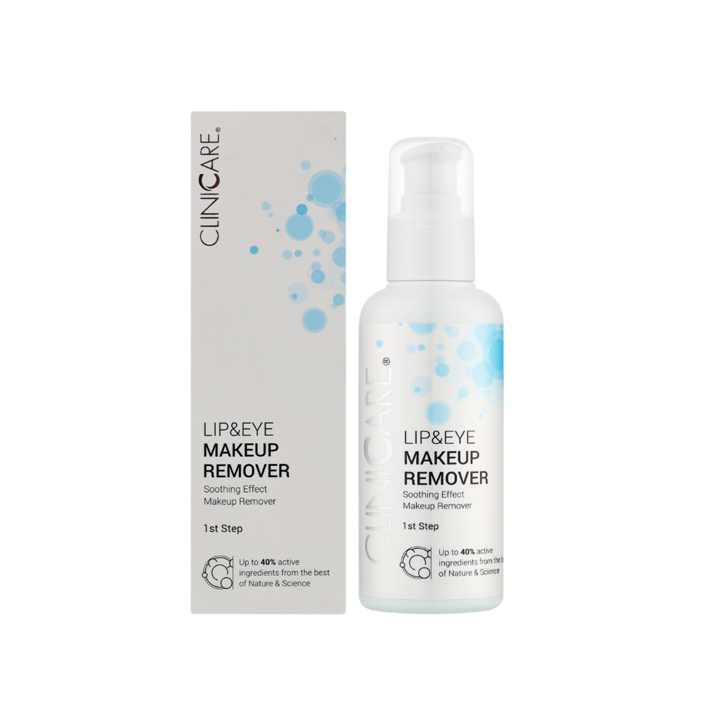 Засіб для зняття макіяжу з очей та губ ClinicCare Lip&Eye Make-Up Remover 100 мл Засіб для зняття макіяжу з очей та губ ClinicCare Lip&Eye Make-Up Remover 100 мл