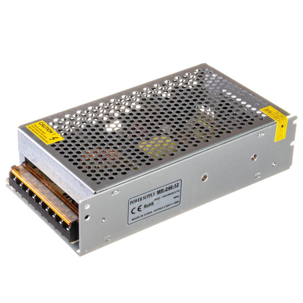 Блок живлення MR-200W IP20 металевий корпус 12V 240W 20А (1018237)