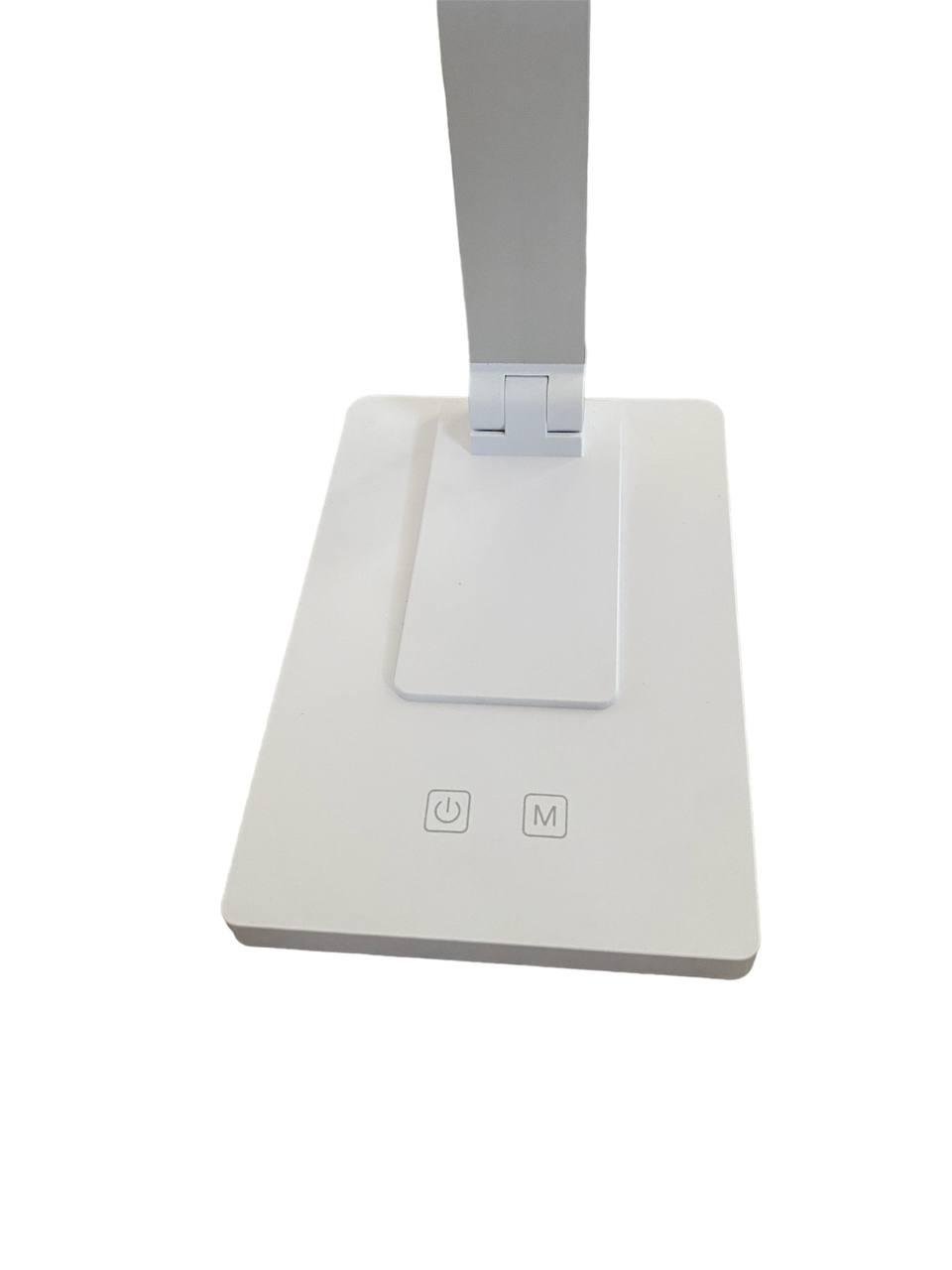 Лампа настольная Yahei WH-1 LED 5 режимов со встроенным аккумулятором 2500 мА/ч 37,5 см Белый - фото 2