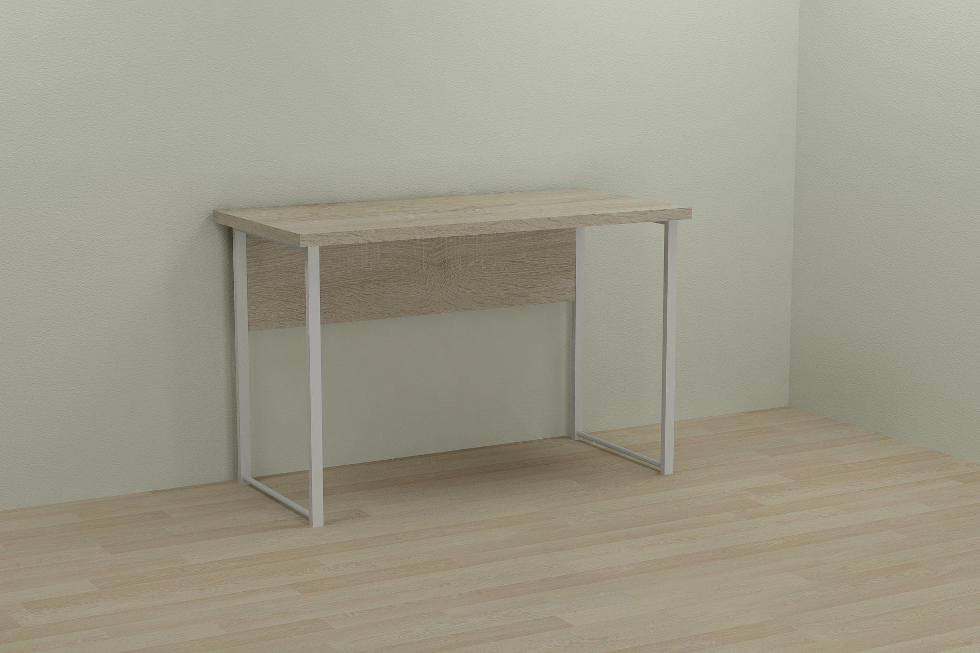 Компьютерный стол Ferrum-decor Курт ДСП 32 мм 75x100x70 см Белый/Дуб Сонома (FRD-102232)