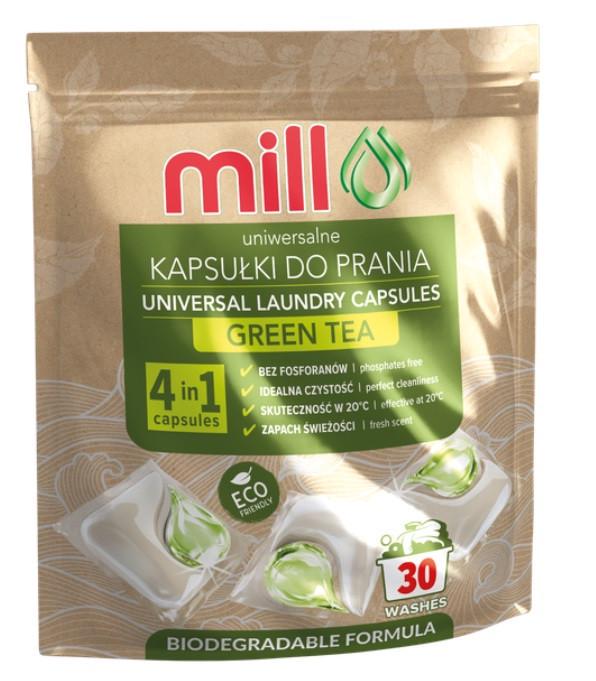Капсули для прання Mill Clean Зелений чай 30 шт. (2623013269)