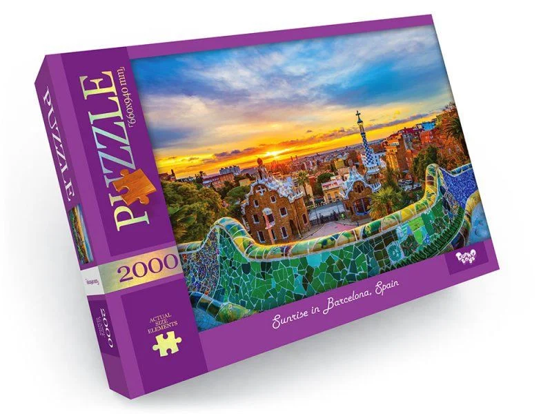 Пазл Danko Toys Sunrise in Barselona Spain C2000-01-02 2000 шт.