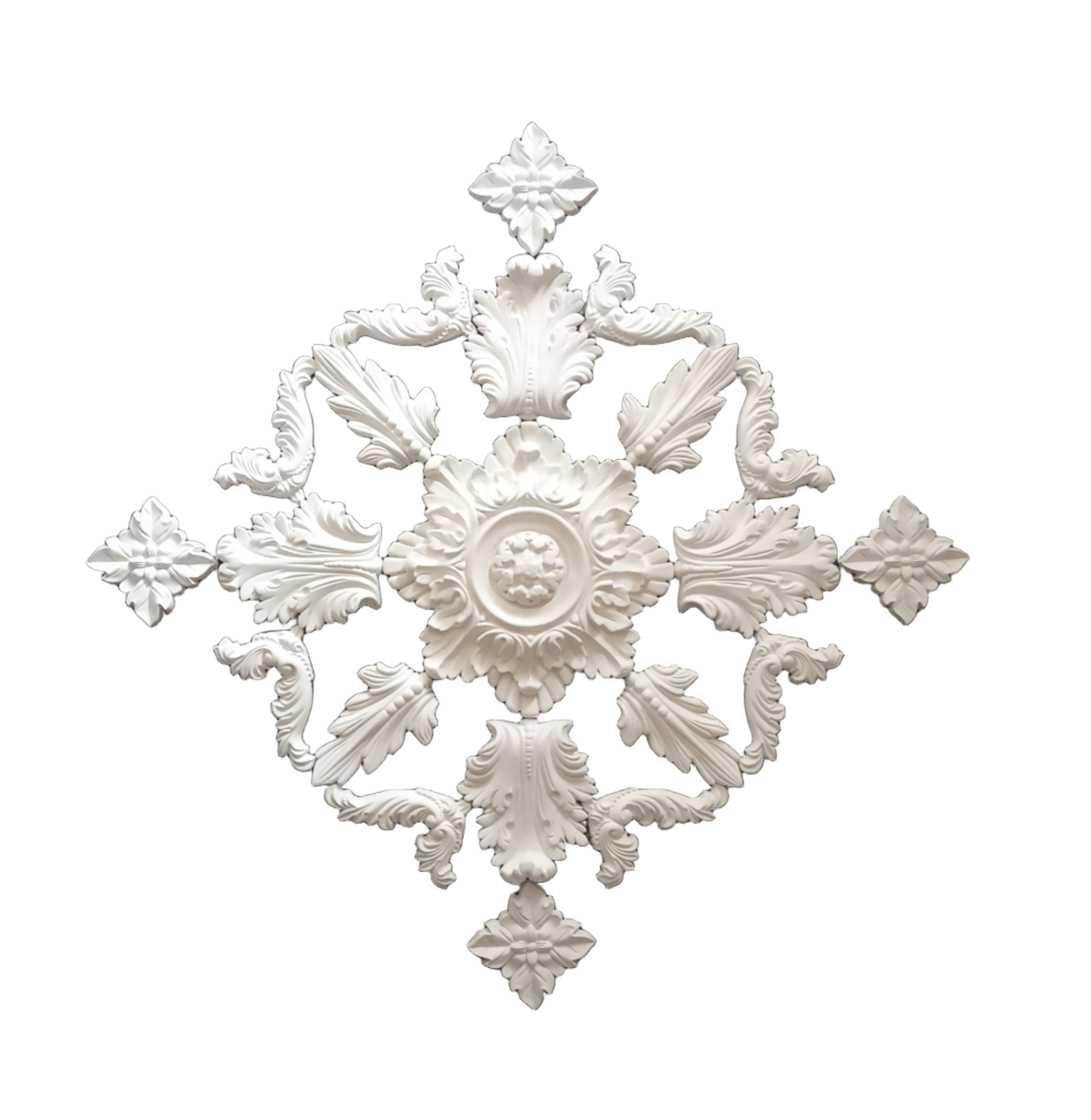 Розетка на потолок декоративная гипсовая сборная D 770 мм (31136803)