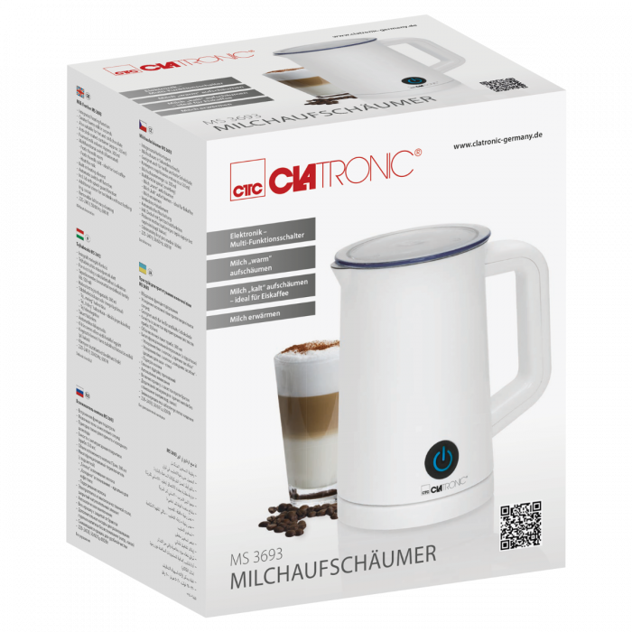 Капучинатор Clatronic MS 3693 Белый (59015)