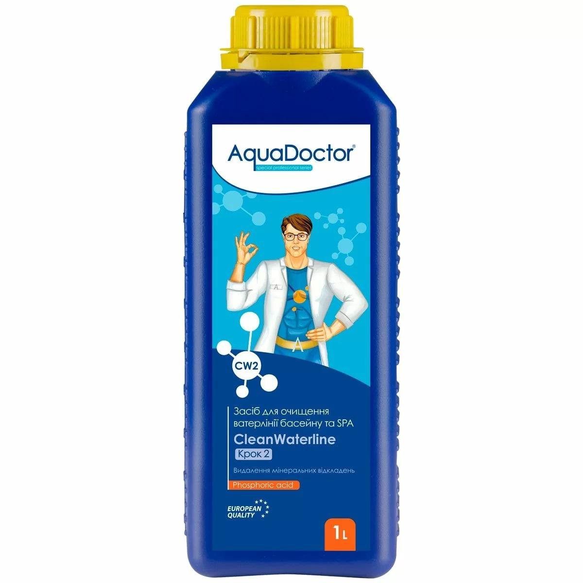 Средство AquaDoctor CW CleanWaterline Шаг2 для очистки ватерлинии бассейна 1 л