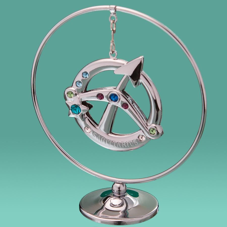 Фігурка Кільце Стрілець Elisey посріблений зі стразами (0458-105/GA-SL)