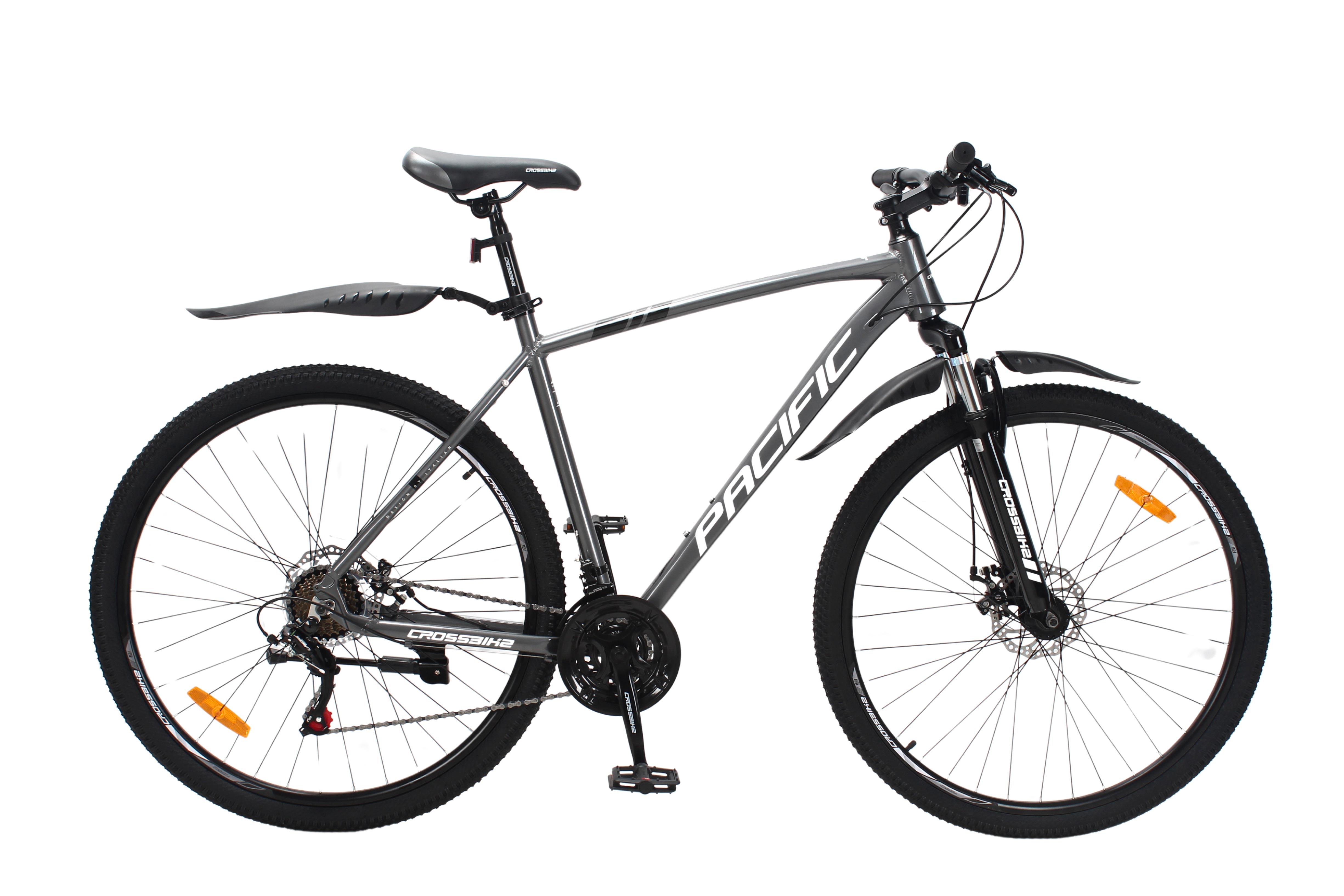 Велосипед Crossbike Pacific 2025 29" 21" Серый
