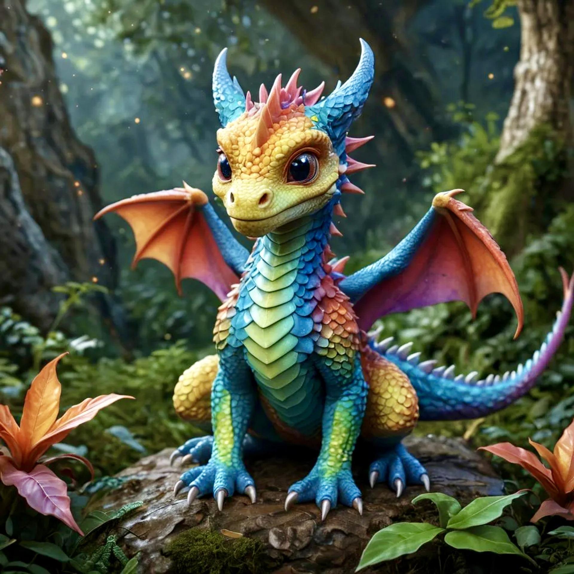 Пазл дерев'яний фігурний Дракон у небі А2 картонна коробка 300+ елементів