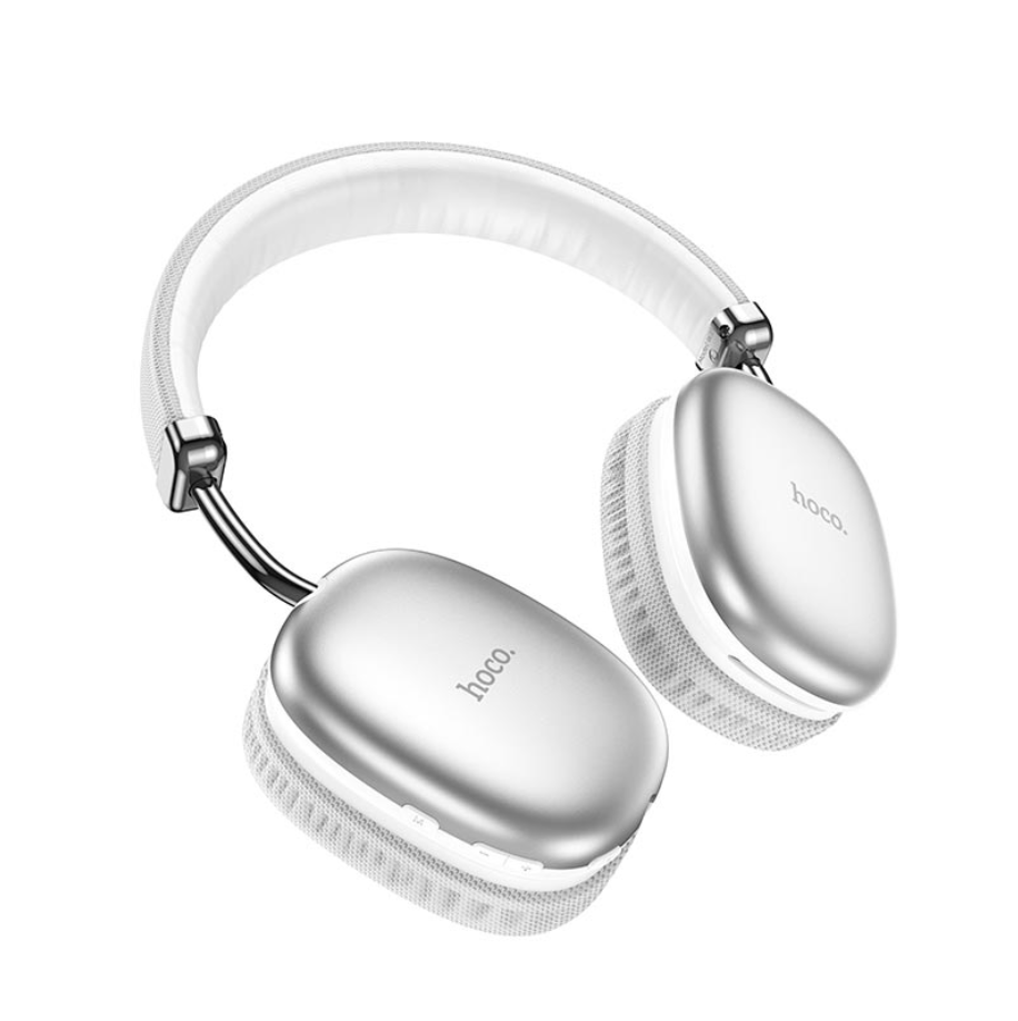 Навушники бездротові Hoco wireless headphones W35 BT5.3 AUX/TF 40h Silver - фото 2