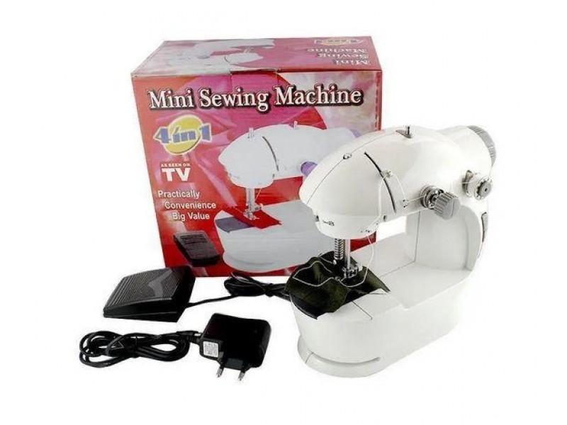 Швейна машинка портативна з педаллю Mini sewing machine FHSM-201 4в1 (2816) - фото 10