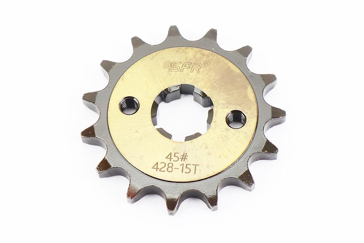 Зірка передня 428H 15 зубців до мотоцикла Yamaha YBR125 загартована