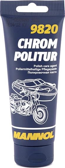 Поліроль Mannol 9820 Chrom Politur для хромованих поверхонь 100 г (9820)