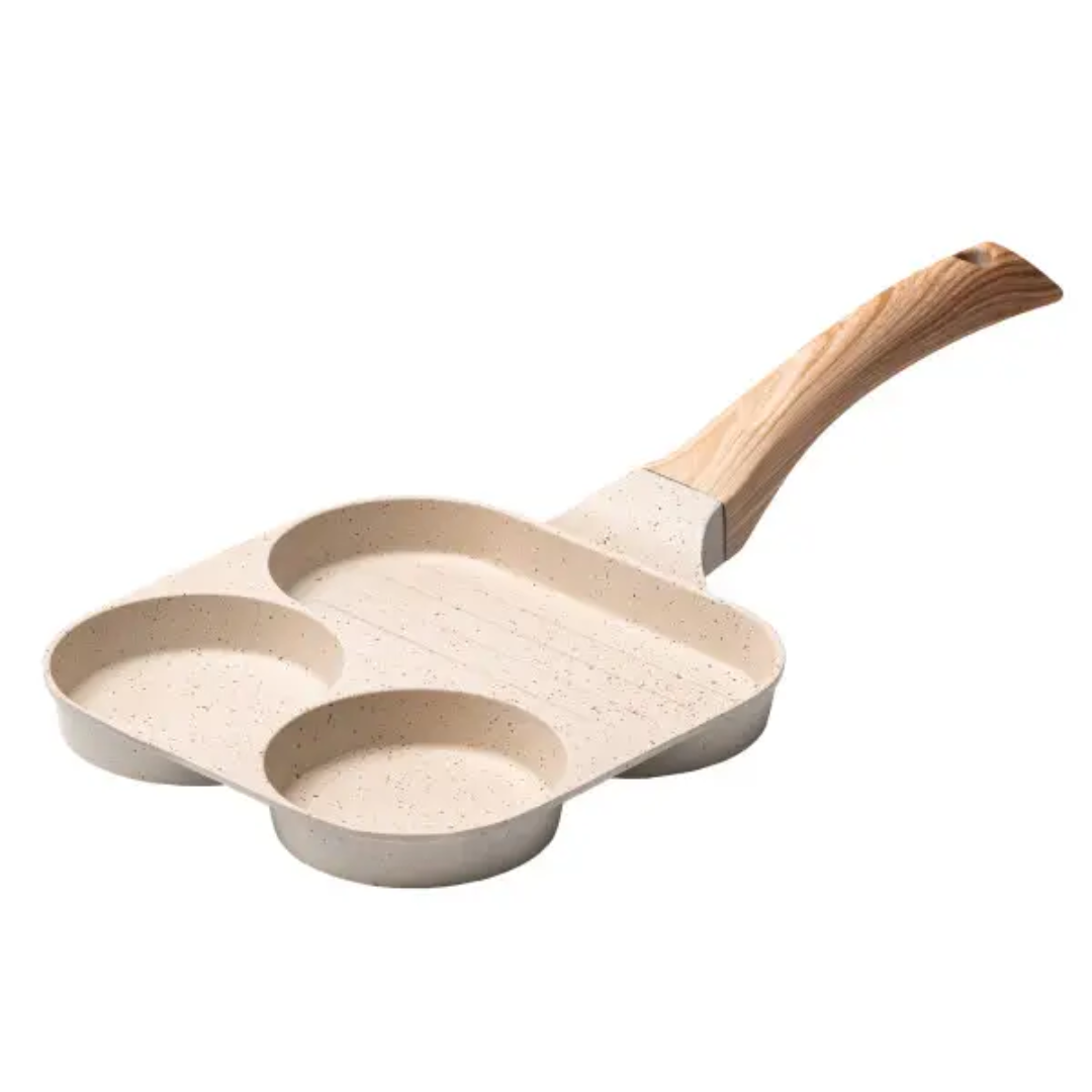 Сковорода для завтрака алюминиевая 19х19х2 см Бежевый Сковорода для завтрака алюминиевая 19х19х2 см Бежевый