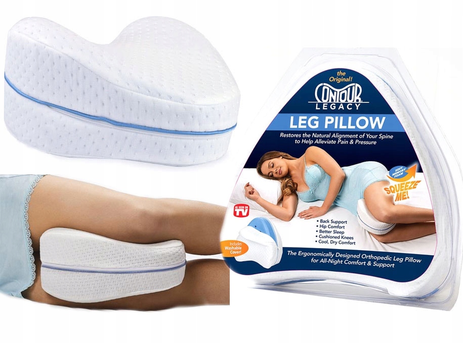 Подушка ортопедична для ніг CONTOUR LEG PILLOW з ефектом пам'яті - фото 2