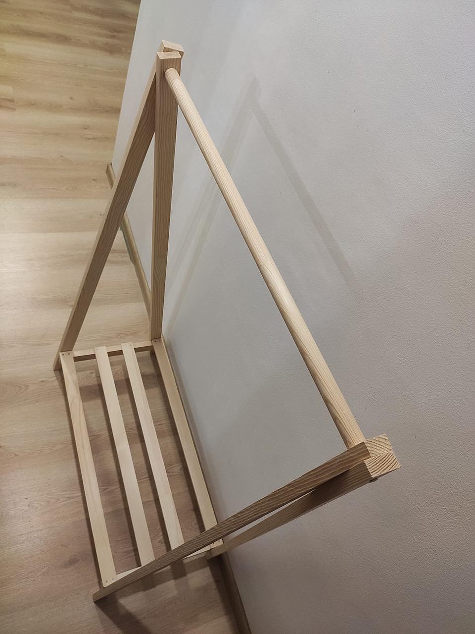 Стійка для дитячого одягу підлогова дерев'яна (2161221197) - фото 7 Стійка для дитячого одягу підлогова дерев'яна (2161221197) - фото 7