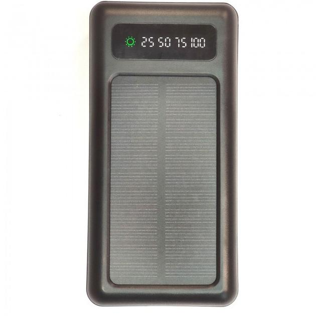 Повербанк UKC Z SOLAR ENERGY ART 8412 20000 mAh 102B Черний (18372615) - фото 4