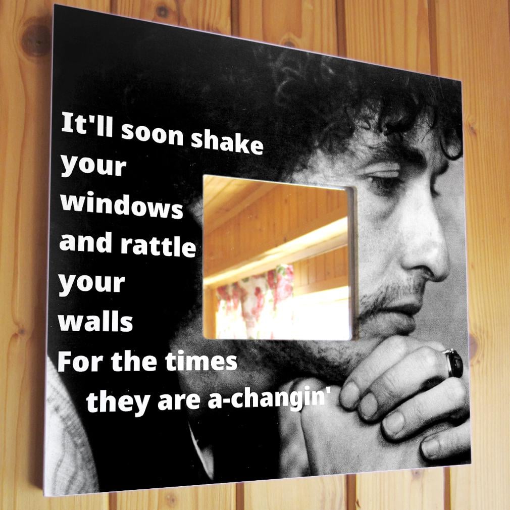 Зеркало декоративное Bob Dylan 260х260 мм (M04601)