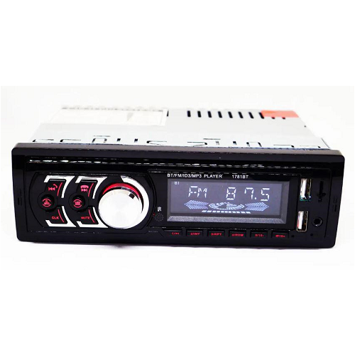 Автомагнітола 1DIN 1781BT Bluetooth/2xUSB/SD/AUX (14238) - фото 2