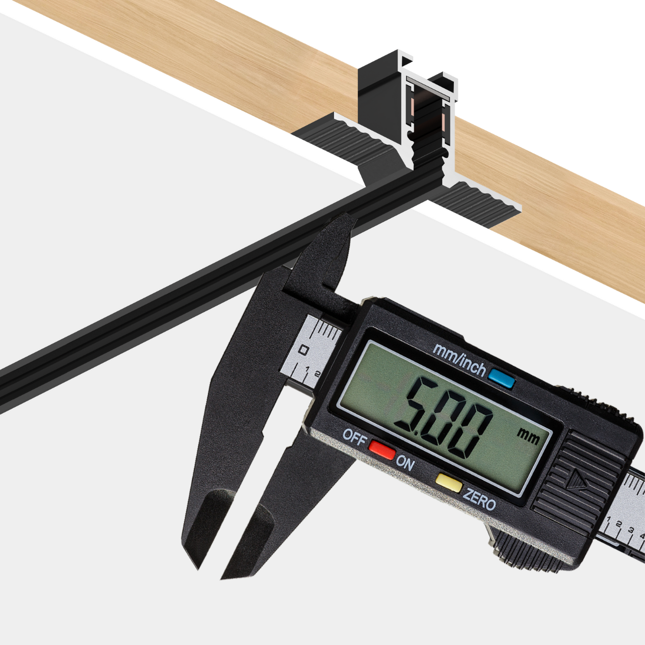 Шинопровод магнитный трековый MERALLI 24V встроенный 2 м Черный (TRSHVB200) - фото 4 Шинопровод магнитный трековый MERALLI 24V встроенный 2 м Черный (TRSHVB200) - фото 4