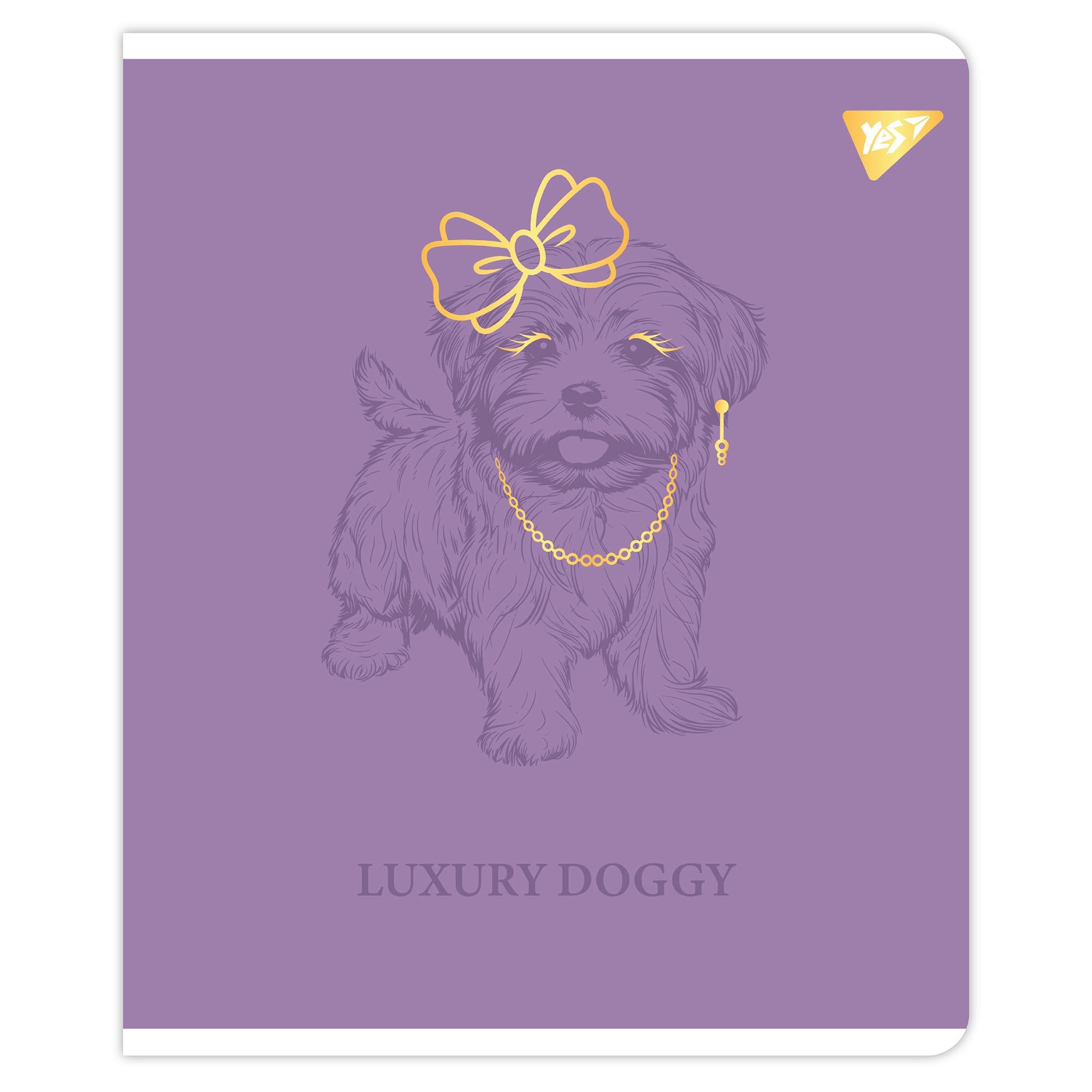 Тетрадь школьная YES Luxure Doggy клетка 48 л. (767549) Тетрадь школьная YES Luxure Doggy клетка 48 л. (767549)