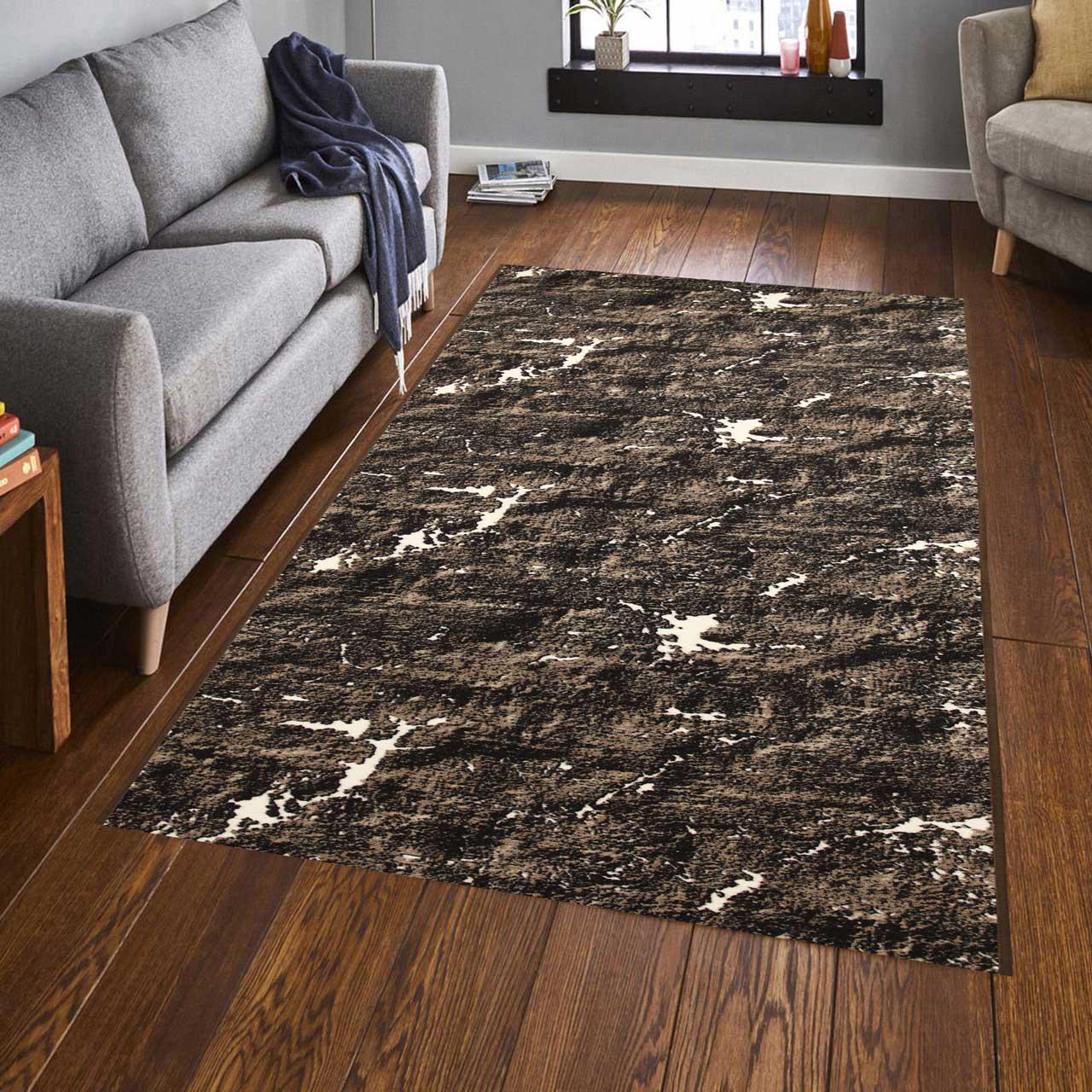 Ковер безворсовый на войлочной основе DAKARIA Print Run Дарк p13 2x2 м Черный/Коричневый (00-00019177) - фото 8 Ковер безворсовый на войлочной основе DAKARIA Print Run Дарк p13 2x2 м Черный/Коричневый (00-00019177) - фото 8