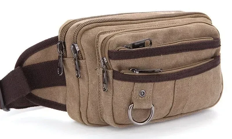 Бананка текстильная на пояс Vintage 20081 Песочный (31236823)