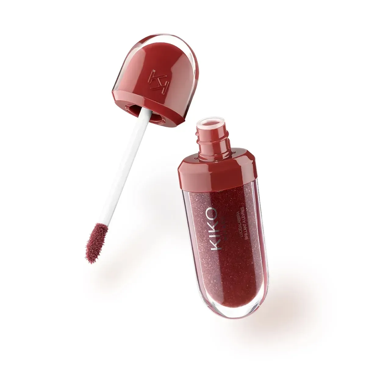 Блиск для губ міні Kiko Milano Flirt Alert 3d Hydra Mini Lip Gloss 3,5 мл 03 Choco Flex (37563)