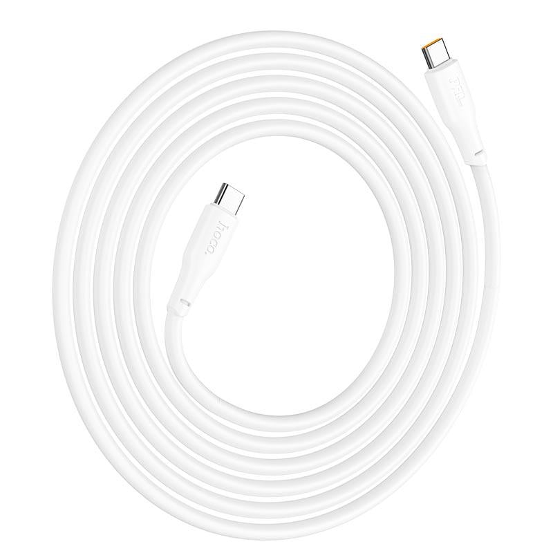 Кабель Hoco X93 Type-C to Type-C Force Fast Charging Data cable 1 м 60W White (11314889) - фото 6